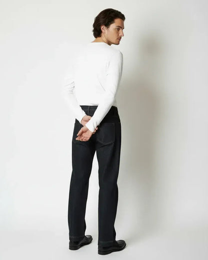 【極艶・脚長構造】Modern Stretch Selvedge-Look Denim