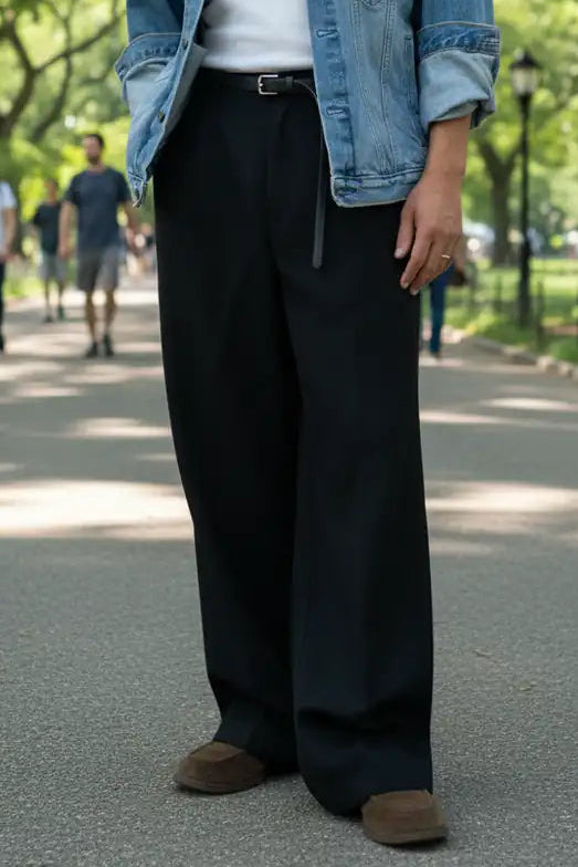 大好評につき期間限定30％Off！圧倒的スタイルアップ/Urban Tailored Wide Trousers