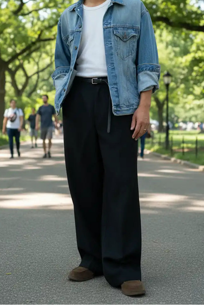 大好評につき期間限定30％Off！圧倒的スタイルアップ/Urban Tailored Wide Trousers