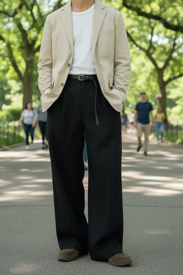 大好評につき期間限定30％Off！圧倒的スタイルアップ/Urban Tailored Wide Trousers