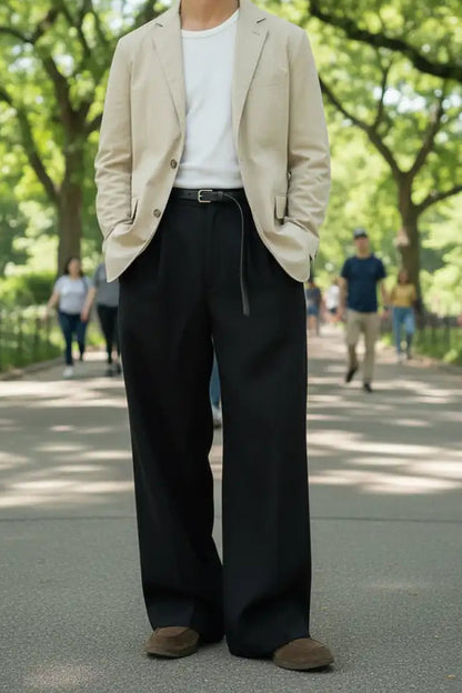 大好評につき期間限定30％Off！圧倒的スタイルアップ/Urban Tailored Wide Trousers