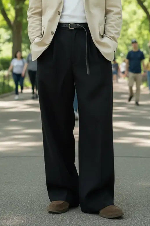 大好評につき期間限定30％Off！圧倒的スタイルアップ/Urban Tailored Wide Trousers