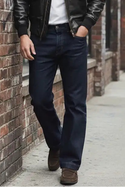 大好評につき期間限定30％Off！高級感×若見えの多彩なギミック_Modern Stretch Selvedge-Look Denim