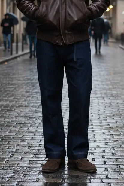 大好評につき期間限定30％Off！高級感×若見えの多彩なギミック_Modern Stretch Selvedge-Look Denim