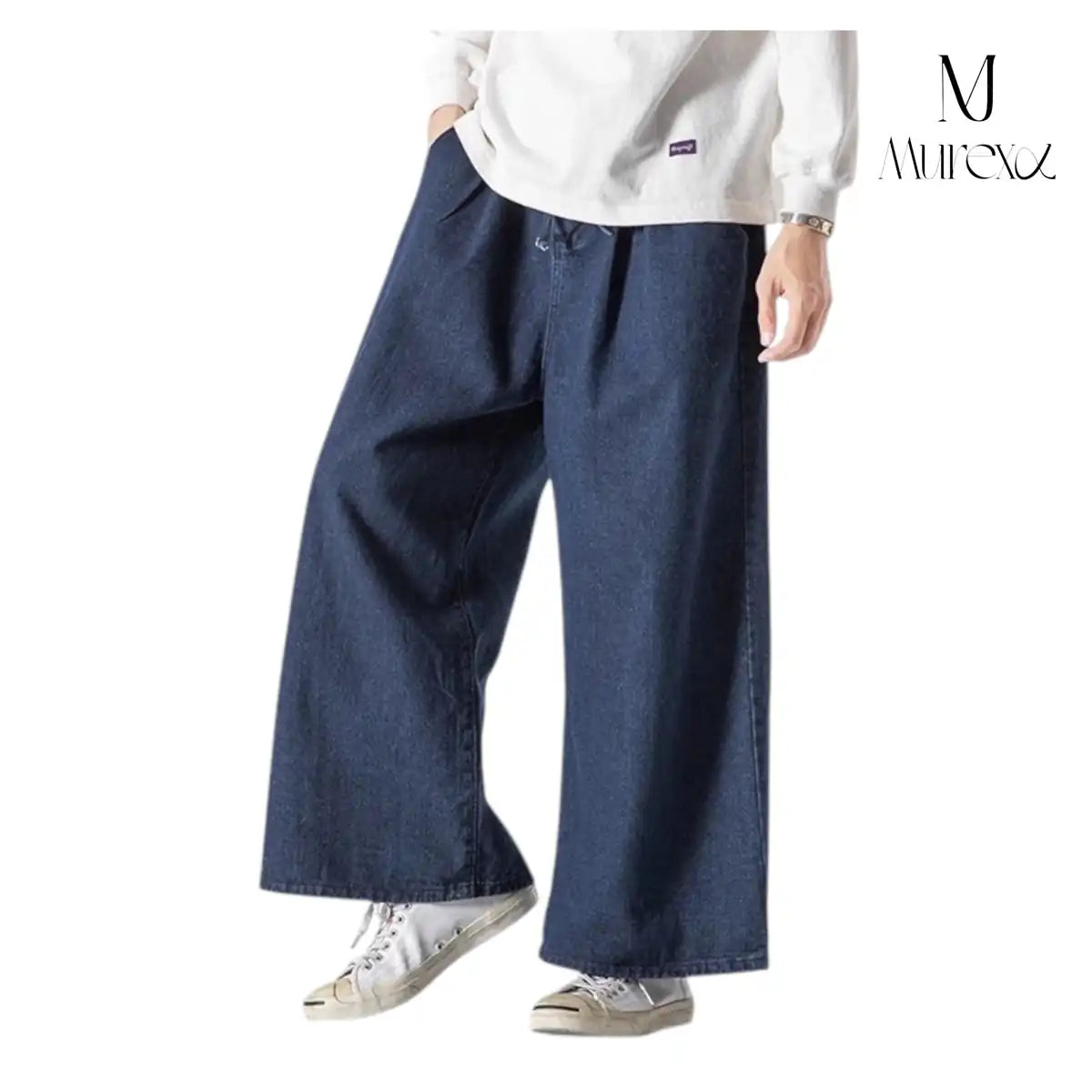 計算されつくしたシルエットで自然な若見え_Wide Denim