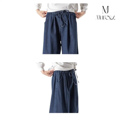 計算されつくしたシルエットで自然な若見え_Wide Denim